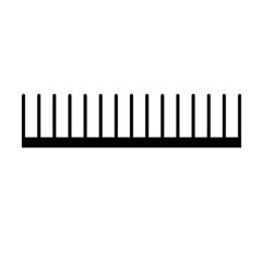 RX580-106-A1 Width: 42 [1.67] x Height: 10 [0.41]