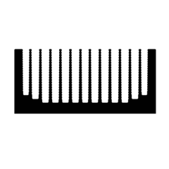 RX580-150-A1 Width: 99 [3.9] x Height: 45 [1.78]