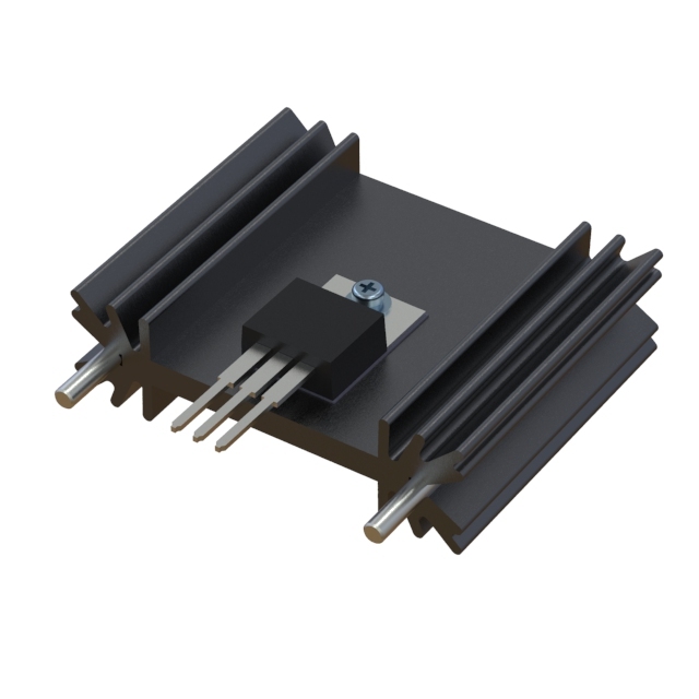 Standard extruded heatsinks RX580-008-00