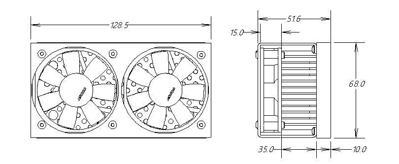Forging  Pin Heatsink for AL    RX602-007-00