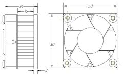Forging  Pin Heatsink for AL    RX602-008-00