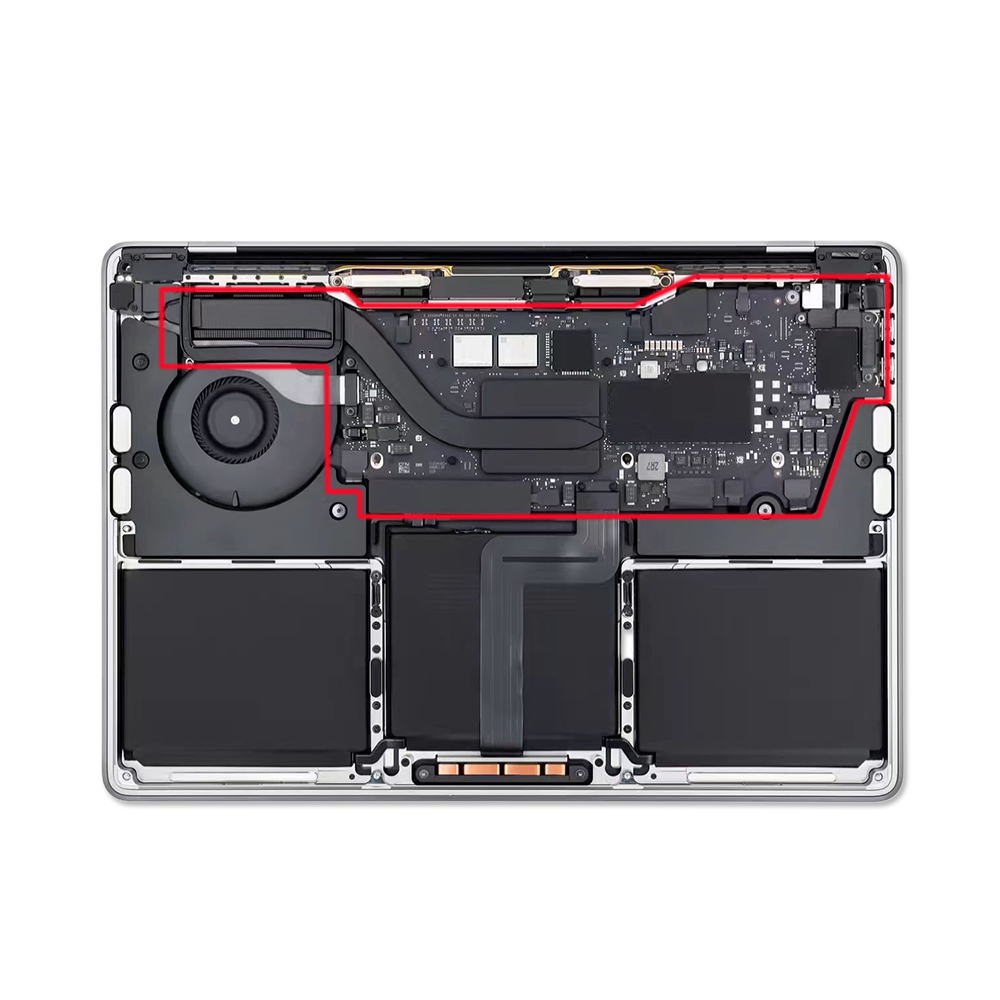 MacBook Pro Retina 13" M1 Motherboard with Touch ID A2338 Logic Board 820-02020-11 2020 Year
