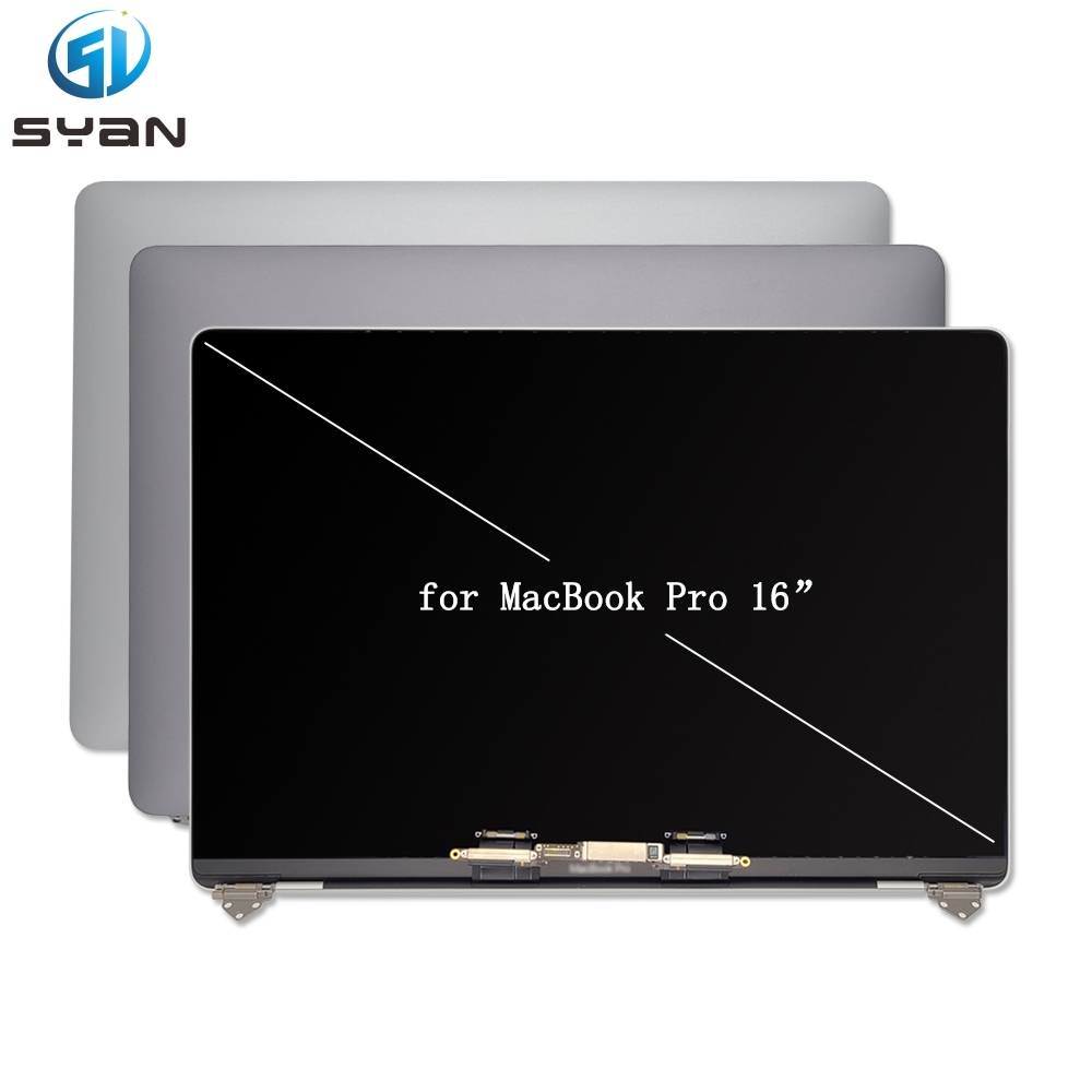 Used and original with a little scratches 2019 Year A2141 LCD Display Assembly for Macbook Pro Retina 16" A2141 LCD LED Screen Assembly Gray /Silver Color