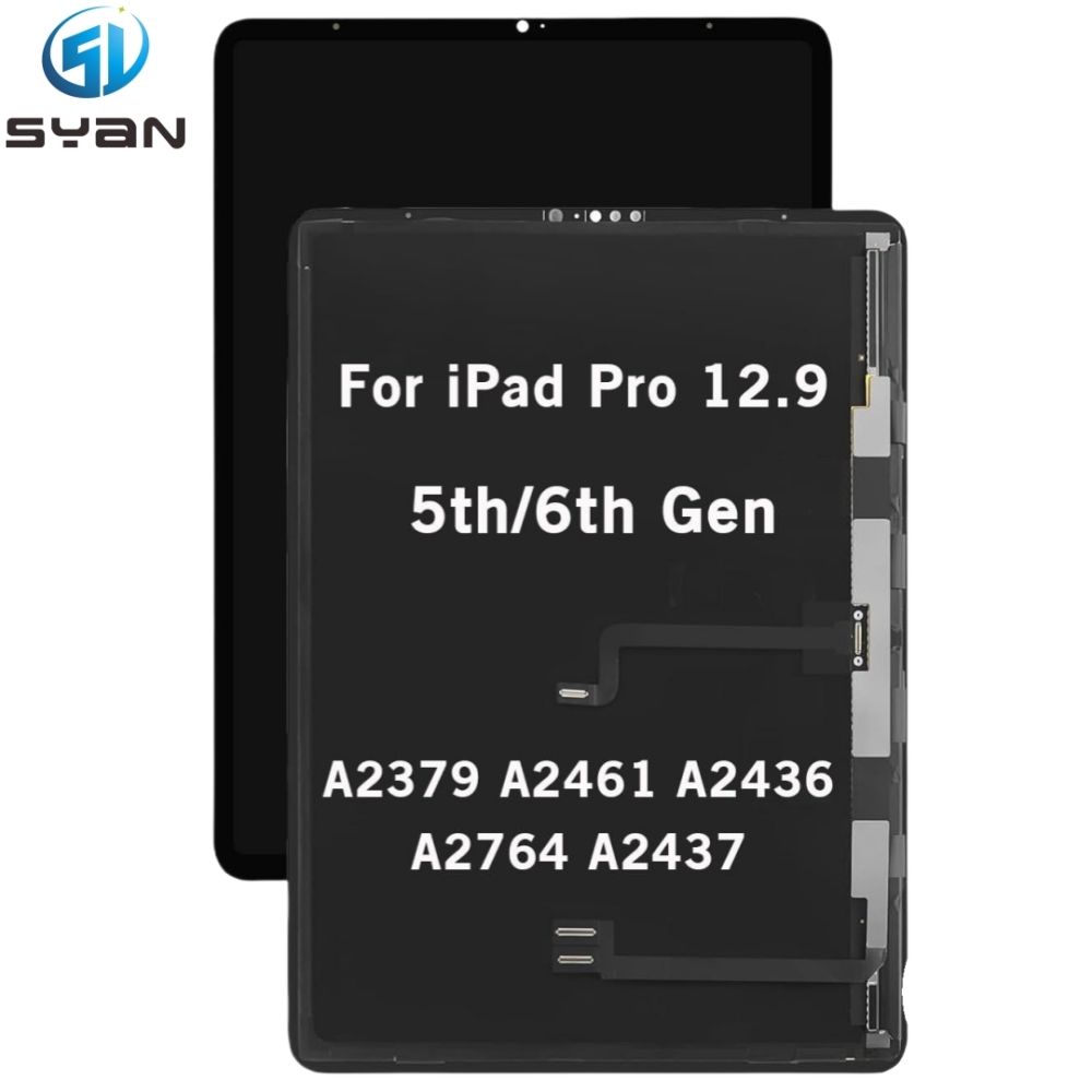 12.9" Screen Replacement for iPad Pro 12.9" 5th 6th Gen Generation 2021 2022 A2379 A2461 A2436 A2764 A2437 LCD Assembly and Glass Touch Digitizer Premium Repair