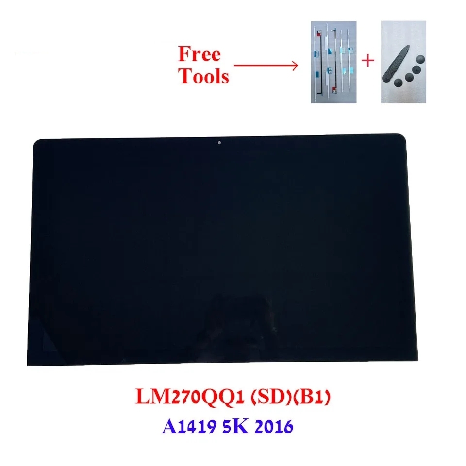 iMac 27" A1419 5K Full LCD Screen Display Assembly LM270QQ1(SD)(C1) SD C1 SDC1 SD A1 A2 B1 E1 EMC 3070 MNE92 MNEA2 MNED2