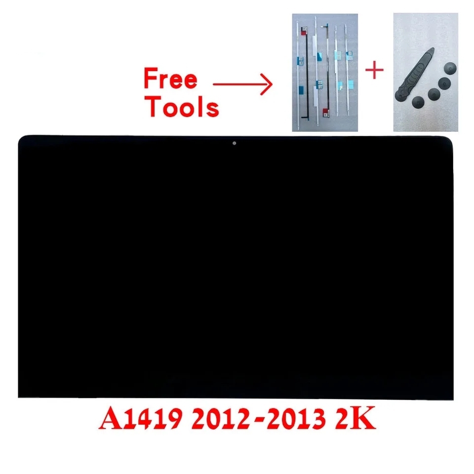 Original LM270WQ1 SDF1 SDF2 For Imac A1419 2K 27-inch LCD Screen EMC 2546 EMC 2639 2012-2013 Year LED Display Assembly +Tools