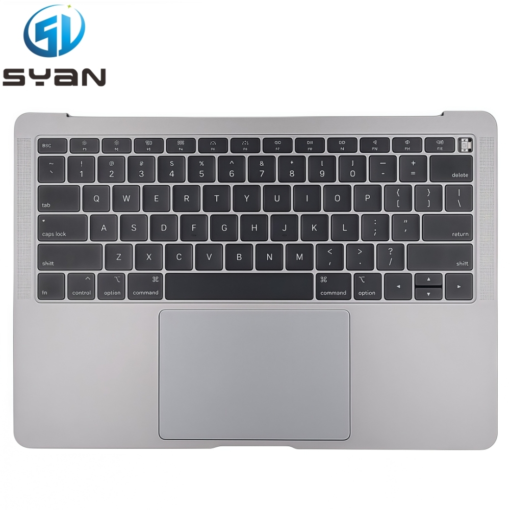 MacBook Air 13" Retina A1932 Topcase with US UK RU SP Arabi Keyboard Track pad 2018 2019 Space Gray Silver Gold Emc 3184