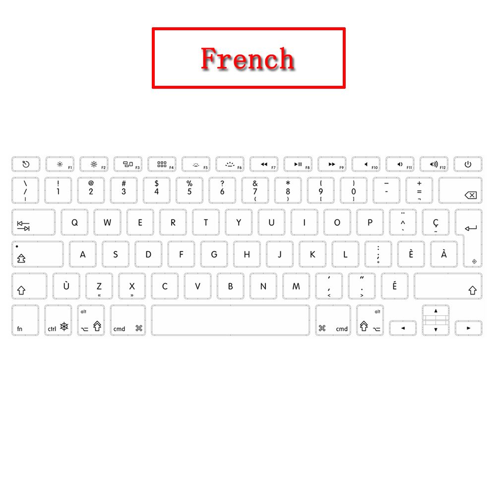 Original Topcase For Macbook Air 11.6" A1465 Keyboard Backlight US UK Spanish France Russian German Arabic 2013 2014 2015