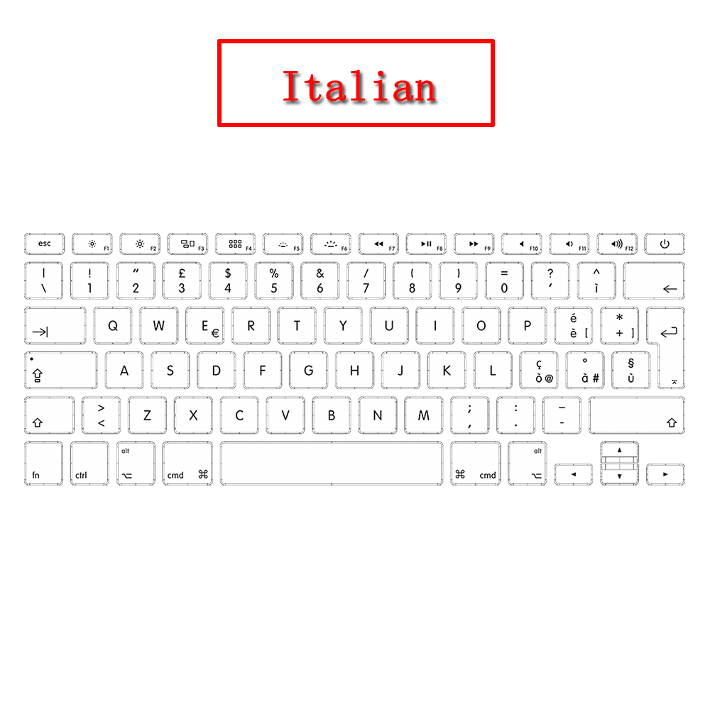 Original Topcase For Macbook Air 11.6" A1465 Keyboard Backlight US UK Spanish France Russian German Arabic 2013 2014 2015