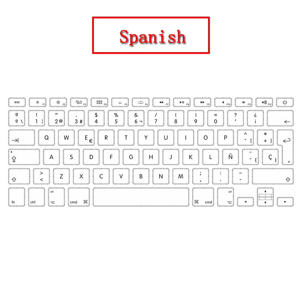 Original Topcase For Macbook Air 11.6" A1465 Keyboard Backlight US UK Spanish France Russian German Arabic 2013 2014 2015