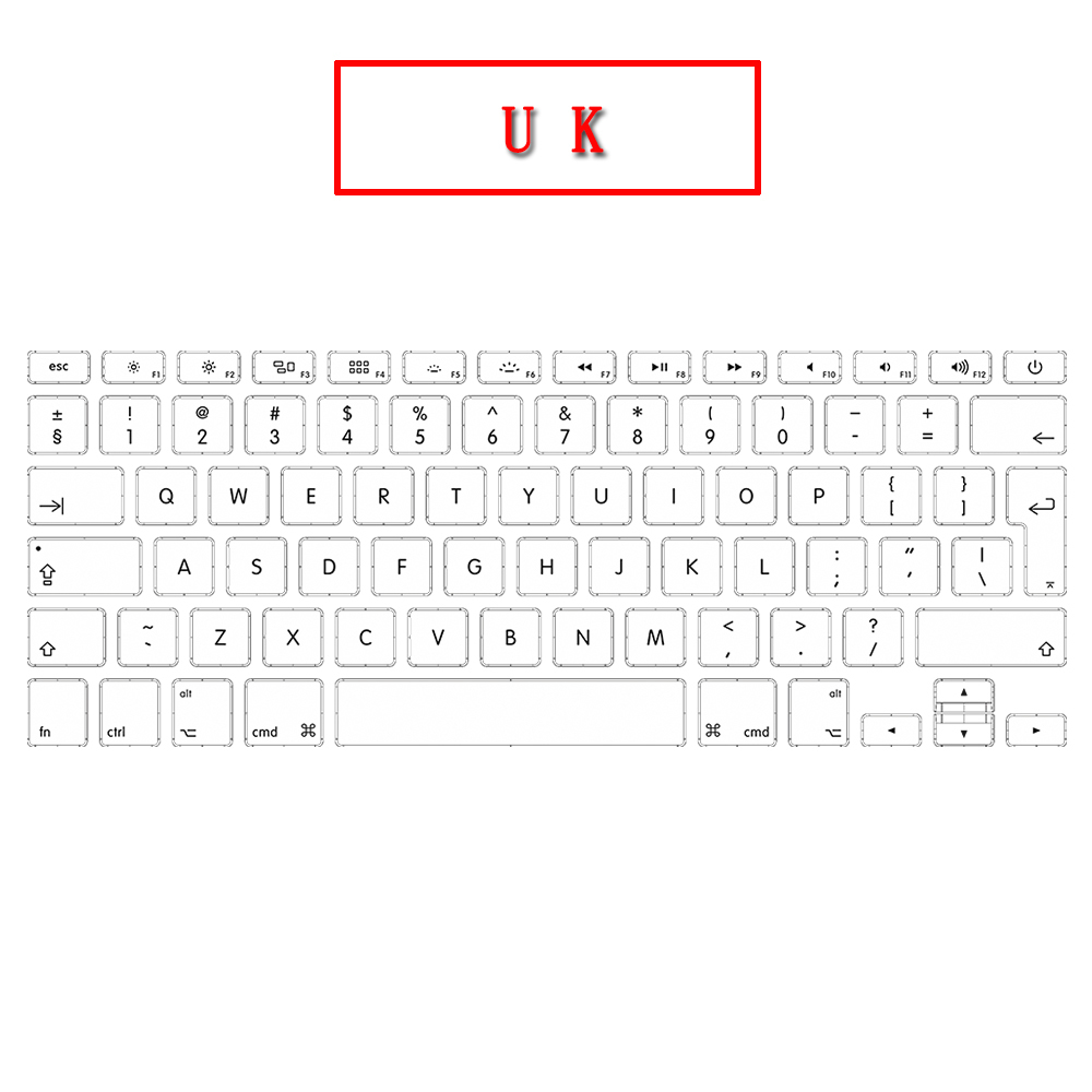 Original Topcase For Macbook Air 11.6" A1465 Keyboard Backlight US UK Spanish France Russian German Arabic 2013 2014 2015