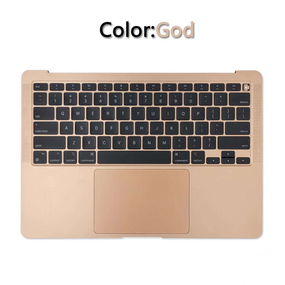 Macbook Air 13" 2020 M1 A2337 Topcase with Keyboard Trackpad US UK FR German Russian Spanish Danish Silver Grey Gold