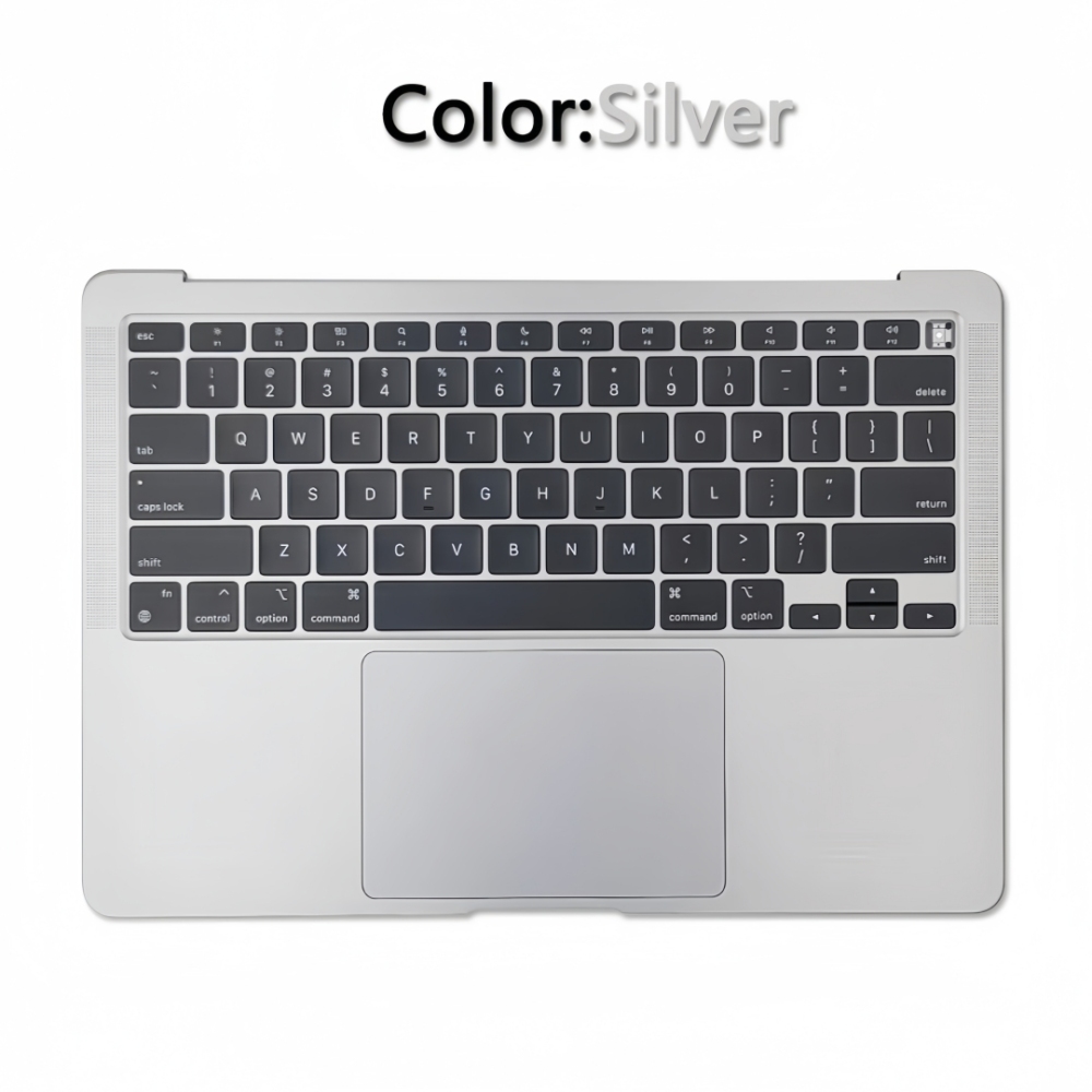 Macbook Air 13" 2020 M1 A2337 Topcase with Keyboard Trackpad US UK FR German Russian Spanish Danish Silver Grey Gold