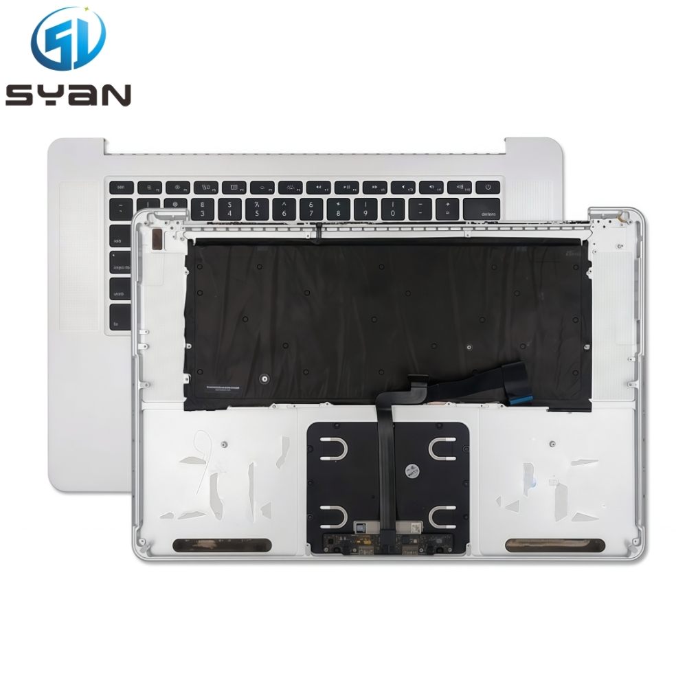 Macbook Pro Retina 15.4" 2013-2014 / 2015 A1398 Top case with keyboard backlight trackpad cable