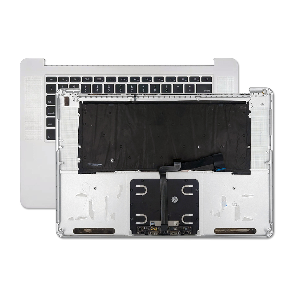 Macbook Pro Retina 15.4" 2013-2014 / 2015 A1398 Top case with keyboard backlight trackpad cable