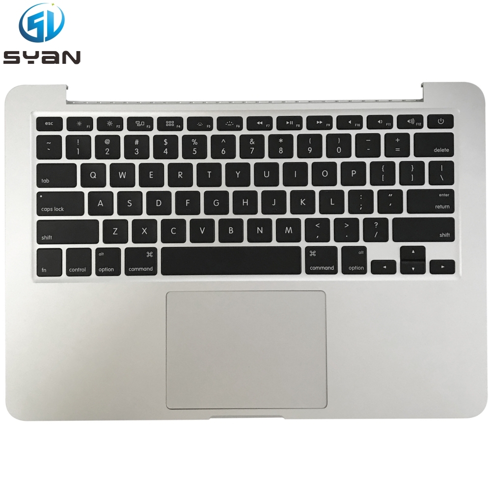 Macbook Pro Retina 13.3" 2013-2014 A1502 Top case with keyboard backlight trackpad cable