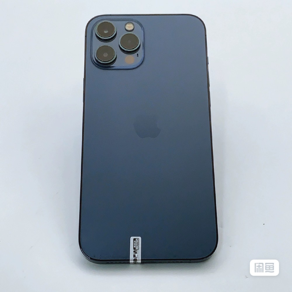 used and original iphone 12 pro max 128GB blue 90%-95% battery healthy