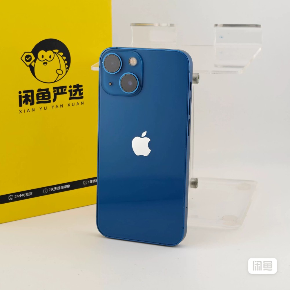 used and original iphone 13 mini 256GB blue 95% battery healthy