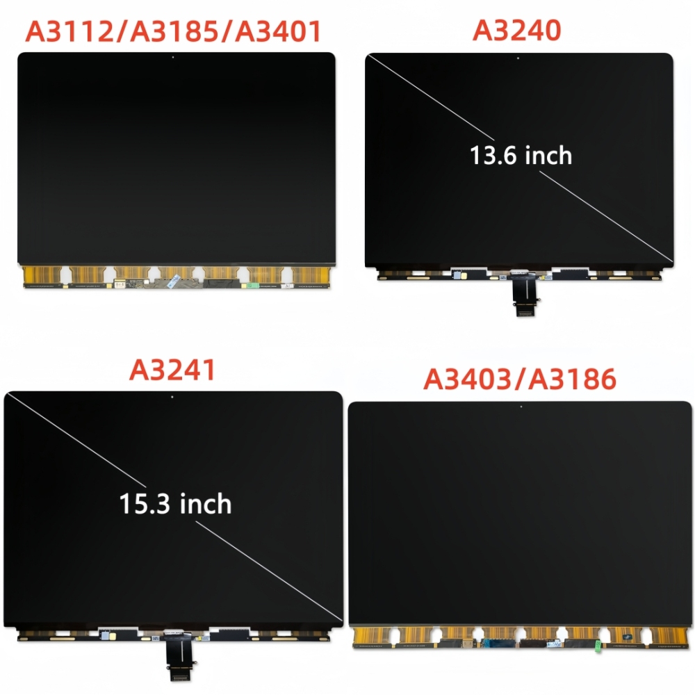 A3112/A3185/A3401 A3403/A3186 A3240 A3241 LCD Screen Display For MacBook Air Pro Max M4 13" 14" 16" LCD panel 2024 2025 year
