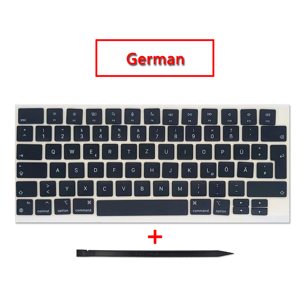 20 set Macbook Pro Retina M1 M2 M3 M4 14" 16" Keys Replacement A2442 A2485 A2779 A2780 A2918 A2991 A2992 A3112 A3401 A3185 A3403 A3186 Keycaps Keys Key Cap Repair