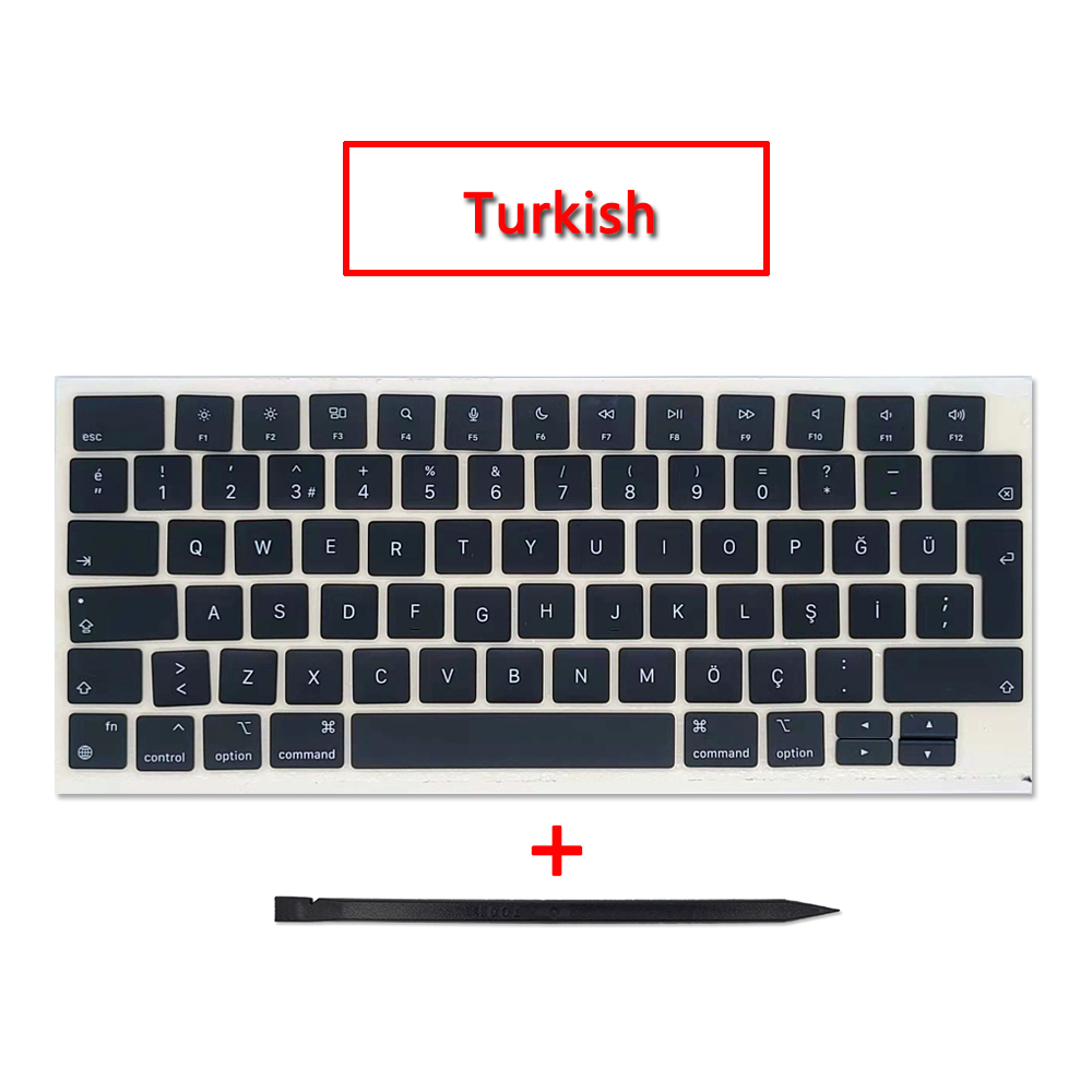 20 set Macbook Pro Retina M1 M2 M3 M4 14" 16" Keys Replacement A2442 A2485 A2779 A2780 A2918 A2991 A2992 A3112 A3401 A3185 A3403 A3186 Keycaps Keys Key Cap Repair