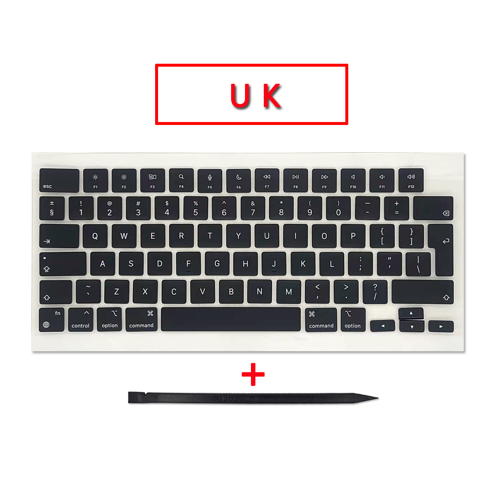 20 set Macbook Pro Retina M1 M2 M3 M4 14" 16" Keys Replacement A2442 A2485 A2779 A2780 A2918 A2991 A2992 A3112 A3401 A3185 A3403 A3186 Keycaps Keys Key Cap Repair