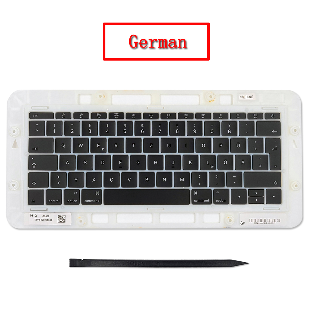 20 set macbook pro retina 13" 15" keycaps Replacement A1708 keys key caps keycap keyboard backlight 2016 2017