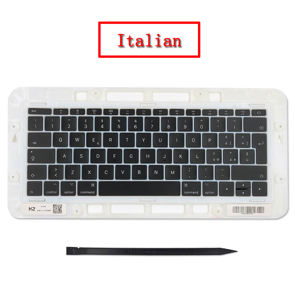 20 set macbook pro retina 13" 15" keycaps Replacement A1708 keys key caps keycap keyboard backlight 2016 2017