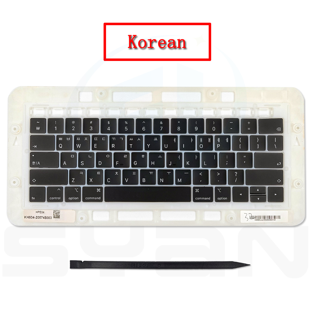 20 set macbook pro retina 13" 15" keycaps replacement A1989 A1990 A2159 keys key caps keycap keyboard backlight