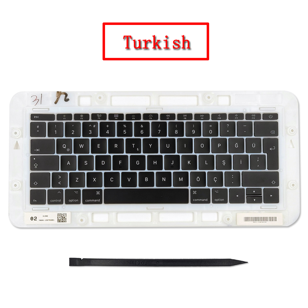 20 set macbook pro retina 13" 15" keycaps Replacement A1708 keys key caps keycap keyboard backlight 2016 2017