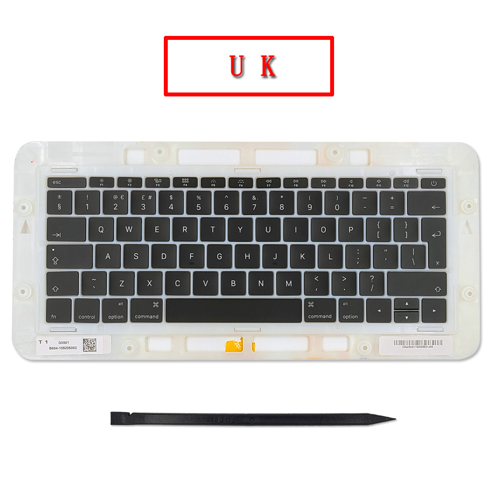 20 set macbook pro retina 13" 15" keycaps Replacement A1708 keys key caps keycap keyboard backlight 2016 2017