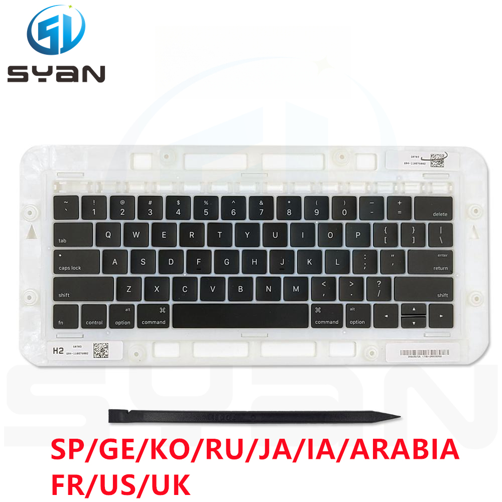 20 set macbook pro retina 13" 15" key caps replacement A1706 A1707 keys key caps keycap keyboard backlight