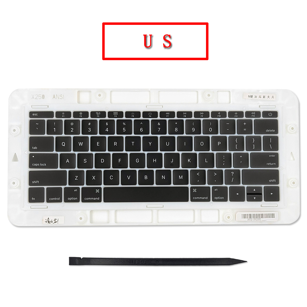 20 set macbook pro retina 13" 15" keycaps Replacement A1708 keys key caps keycap keyboard backlight 2016 2017
