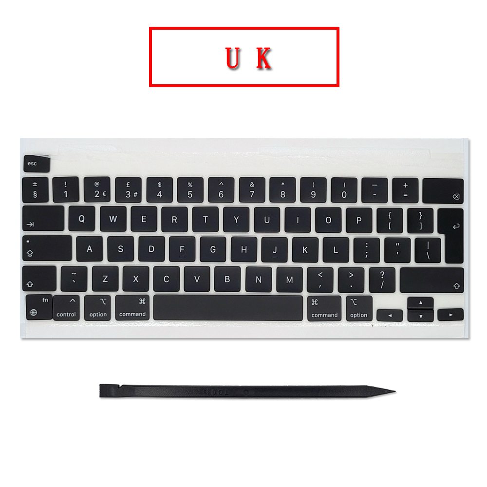 20 set Laptop A2338 Keycap Keys key Cap Keyboard Russian RU US UK French Spain Germany Italy For Macbook Pro Retina 13" M1 M2