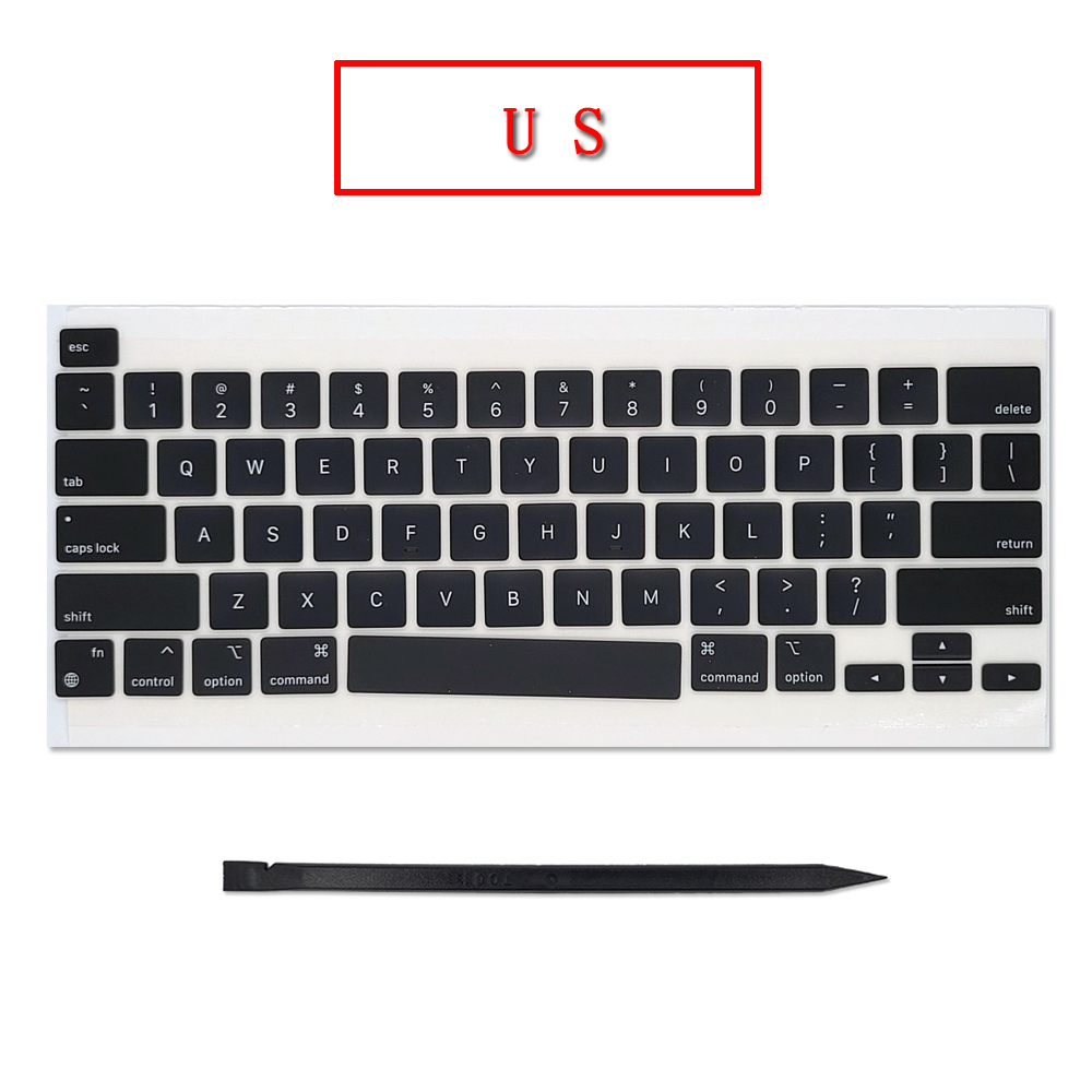 20 set Laptop A2338 Keycap Keys key Cap Keyboard Russian RU US UK French Spain Germany Italy For Macbook Pro Retina 13" M1 M2