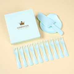 Water drop plate cake tableware: Available in five-person and ten-person portions