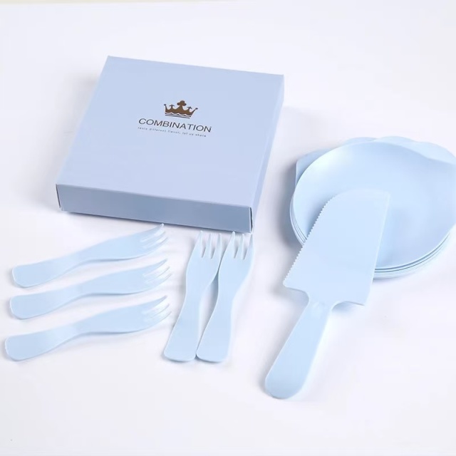 Water drop plate cake tableware: Available in five-person and ten-person portions