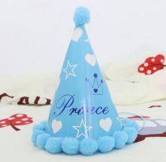 A variety of styles of party hats