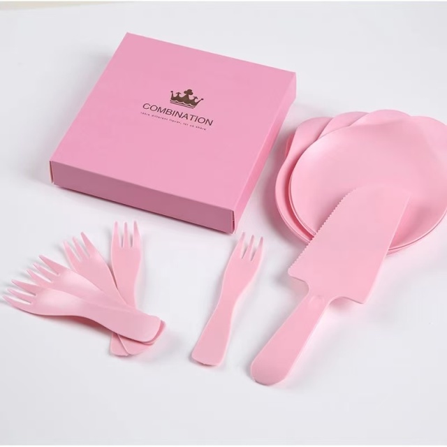 Water drop plate cake tableware: Available in five-person and ten-person portions