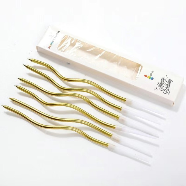 Curve and straight candles, with various shapes and colors, offer a wide range of choices