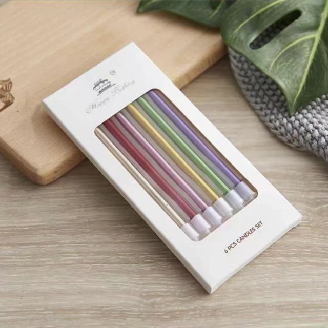 Curve and straight candles, with various shapes and colors, offer a wide range of choices