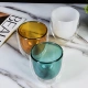 Good Quality Glass Innovation Hand Blown Borosilicate Double Wall Reusable Glass Cup