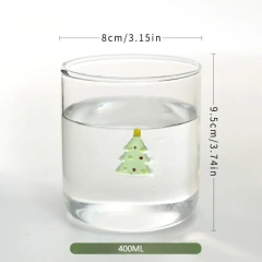 Custom 3D Icon Creativity Ingenious Minimalist Design Vintage Milk Glass Mug Native Design Fancy Glass Water Glasses