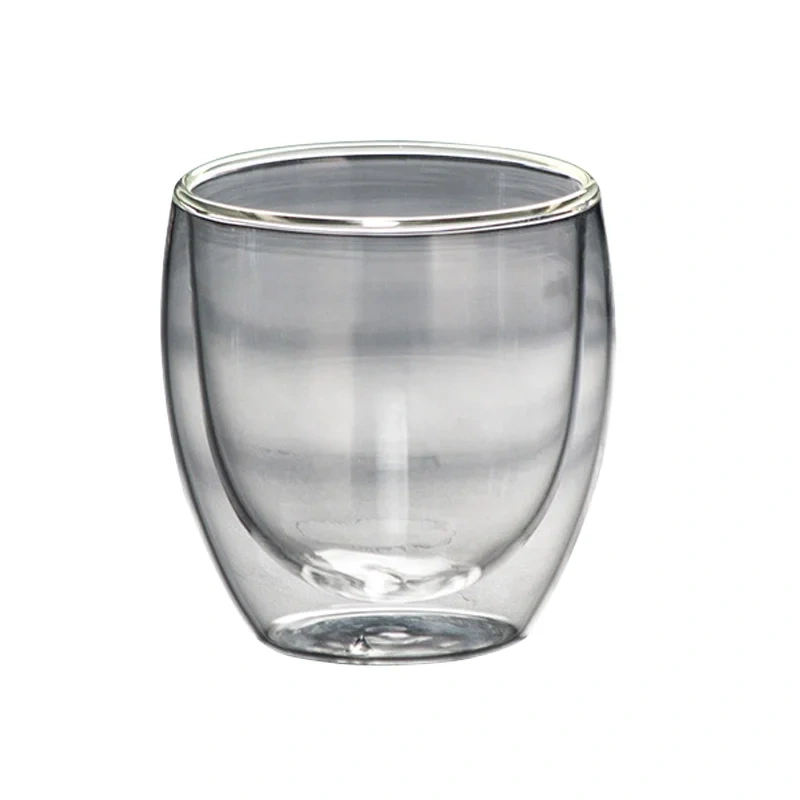 High Quality Double Wall Borosilicate Glass Coffee Mug Reusable & Custom Logo for Water Beer Tea Travel & Gift with Straw Design