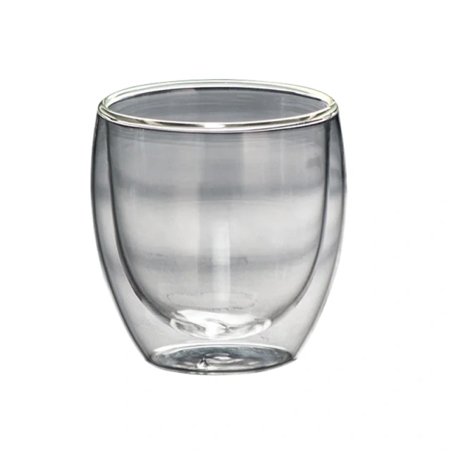 High Quality Double Wall Borosilicate Glass Coffee Mug Reusable & Custom Logo for Water Beer Tea Travel & Gift with Straw Design