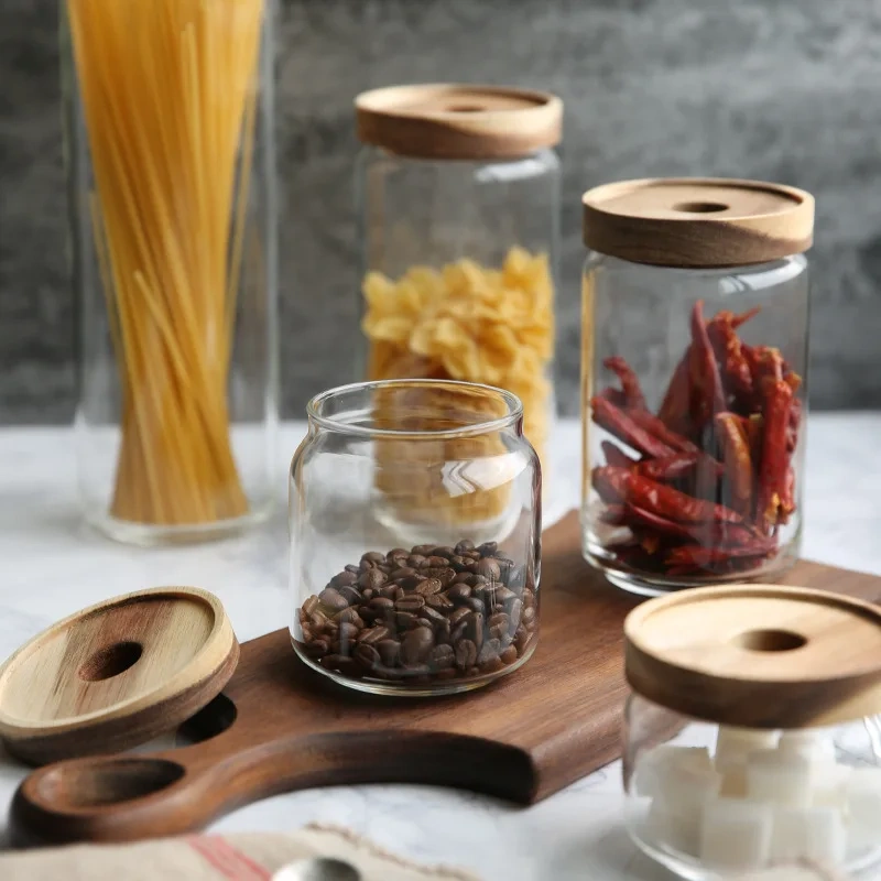 500ml clear Vacuum Seal Honey Glass Jar