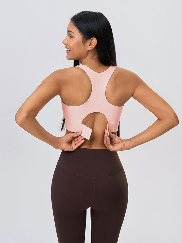 High Support Racerback Gym Workout Bra