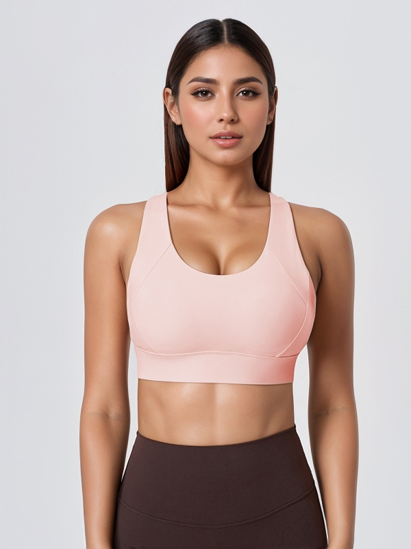 High Support Racerback Gym Workout Bra