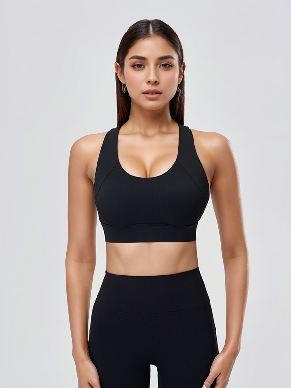 High Support Racerback Gym Workout Bra