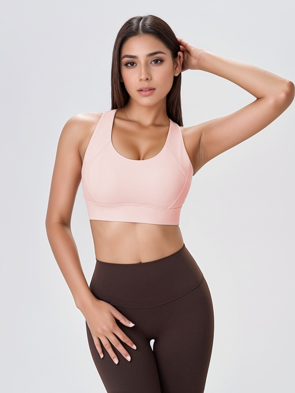 High Support Racerback Gym Workout Bra